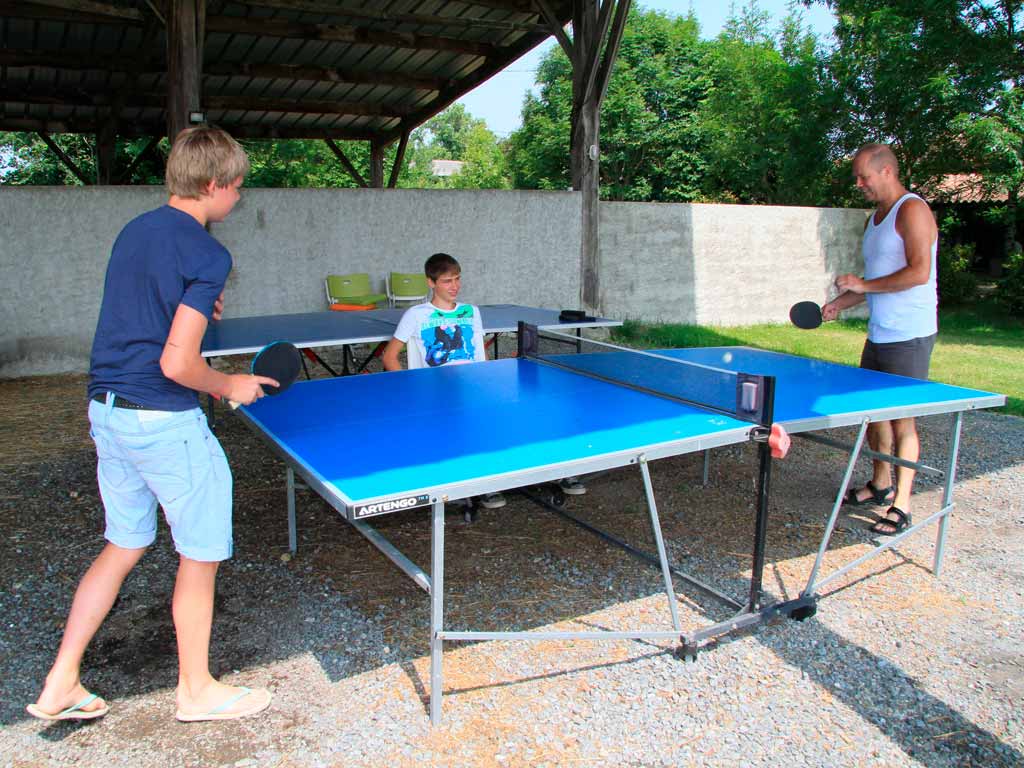 table de ping-pong camping dans le Gers
